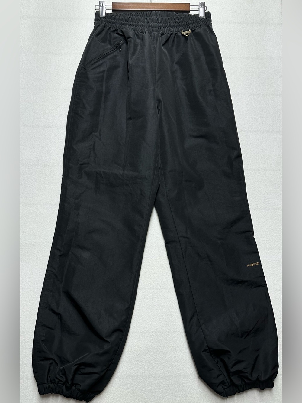 Vintage FERA Skiwear Women’s Size 12 Black Snow Ski Pants 90s Nylon